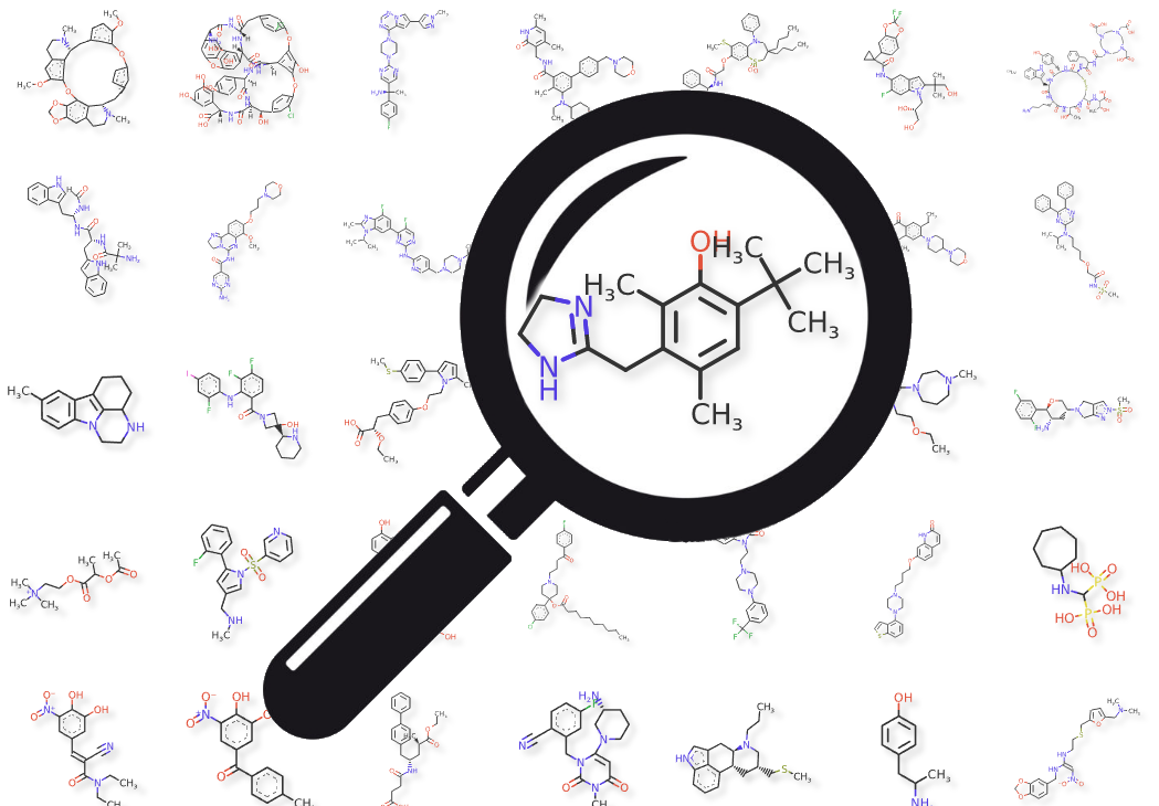 Perform a structure based search for ligands